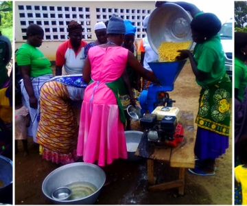 Formation des femmes sur la transformation du soja en ses dérivées